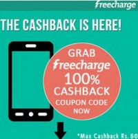 Freecharge Loot 100% Cashback on Recharge For All Users 